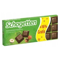 Шоколад молочний Schogetten Alpenvollmilch Haselnuss, 116.6 г