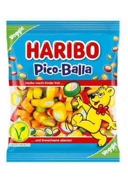 Жувальні цукерки Haribo Pico Balla Фруктові М'ячики,160г