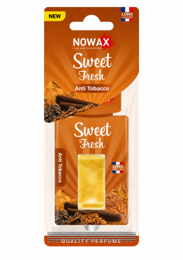  Ароматизатор мембранний для авто Nowax NX00120 Sweet Fresh Anti Tobacco