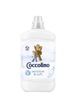 Кондиционер для белья Coccolino Sensitive & Soft, 1.7 л (68 стирок)
