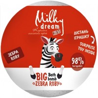 Бомба для ванн Milky Dream kids Big Зебра Roby, 190 г