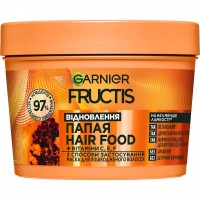 Маска Garnier Fructis Hair Food Papaya для поврежденных волос, 400 мл