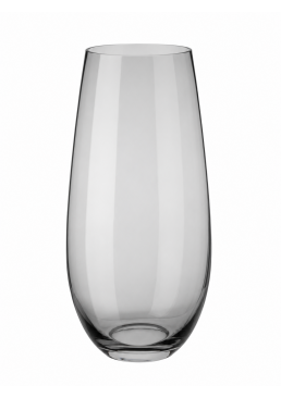  Ваза стеклянная Ardesto Abia AR3854, 14х27.5 см (серая)
