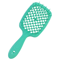 Расческа для волос продувная Super Brush, 20 см (бирюзовая)