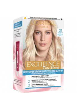 Фарба для волосся L'Oreal Paris Excellence відтінок 01 - Супер-освітлюючий русявий натуральний, 1 шт