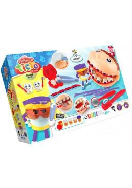 Набір креативної творчості Danko Toys тісто для ліпки "Master Do" дантист