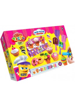 Набір креативної творчості Danko Toys "Тісто для ліплення "Master Do" Шеф-кухар. Кондитер, 1 шт