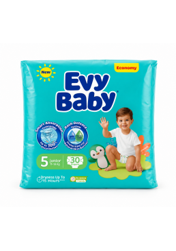 Підгузки Evy Baby Junior 5 (11-18 кг), 30 шт