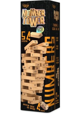 Розвиваюча настільна гра Danko Toys "Number Tower" 