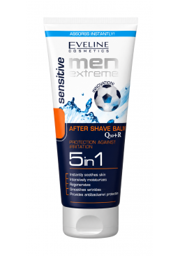  Бальзам после бритья Eveline Men Extreme Sensitive Q10+R 5 в 1, 200 мл