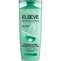 Шампунь L'Oreal Paris Elseve Цінність 3 глин для нормального волосся схильного до жирності, 400 мл