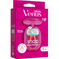 Бритва жіноча з 1 змінною касетою Gillette Venus Snap Extra Smooth