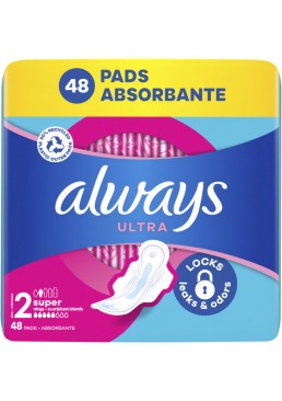 Гігієнічні прокладки Always Ultra Super розмір 2, 48 шт (5 крапель)