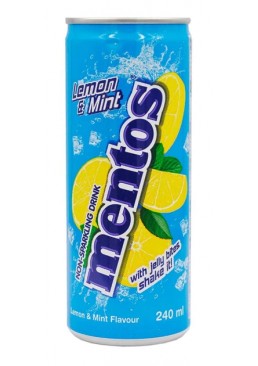 Напиток газированный Mentos Lemon & Mint, 240 мл
