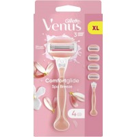Бритва Gillette Venus Comfortglide Spa Breeze с 4 сменными картриджами 