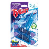 Туалетний блок Tytan Blue Water 4 в 1 Лаванда, 2 шт х 40 г 