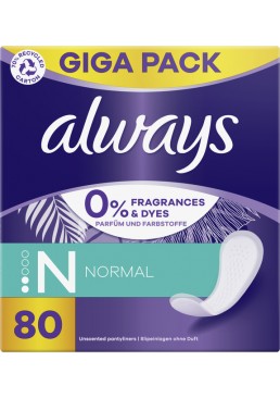Щоденні прокладки Always Daily Fresh Normal Без запаху, 80 шт