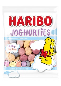 Жувальні цукерки Haribo Joghurties із фруктово-йогуртовим смаком, 160 г