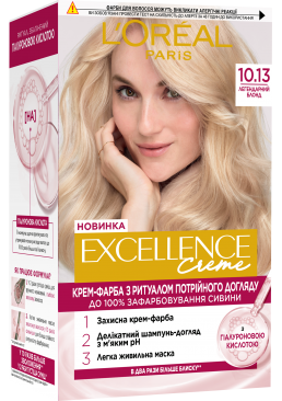 Фарба для волосся L'Oreal Paris Excellence відтінок 10.13 - Легендарний блонд, 1 шт