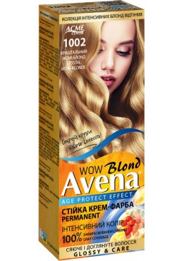 Крем-фарба Acme Avena Gloss Color №1002 Кришталевий блонд, 138 мл