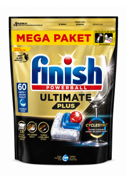 Капсули для миття посуду в посудомийних машинах Finish Powerball Ultimate Plus All in 1, 60 шт