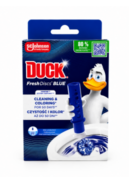 Диски чистоти для туалету Duck Блакитна вода, 36 мл