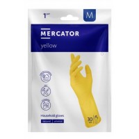 Хозяйственные перчатки MERCATOR yellow, размер M (1 пара)