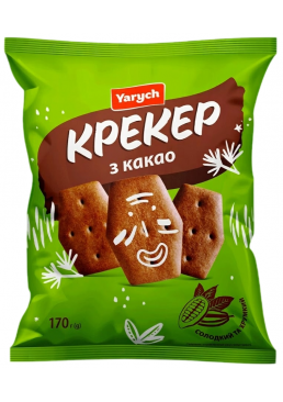 Крекер Yarych с какао, 170 г