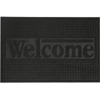 Килимок придверний Eco Fabric Welcome без кромки Чорний (6090-010), 60х90 см