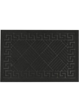 Придверный коврик Eco Fabric Полоски без кромки Черный (4060-011), 40х60 см