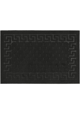 Придверный коврик Eco Fabric Чешуя без кромки 40х60 см Черный (4060-001)