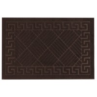 Килимок придверний Eco Fabric "Смужки" 6090-009, 60х90 см (коричневий)