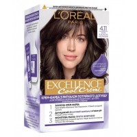 Краска для волос L'Oreal Paris Excellence оттенок  4.11 Ультрапепельный каштановый, 1 шт