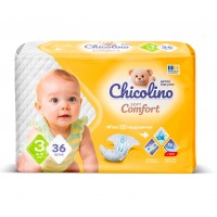 Детские подгузники Chicolino Soft Comfort 3 (4–9 кг), 36 шт.
