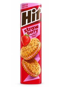 Печенье Bahlsen Hit Sunny strawberry клубника, 220 г