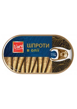 Шпроты в масле VARO, 170 г