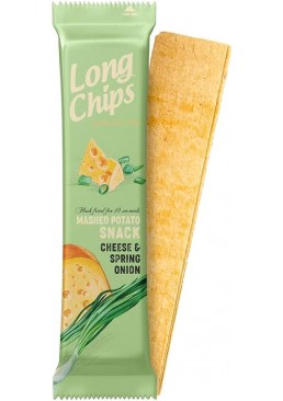 Чипсы Long Chips сыр и зелёный лук, 75 г
