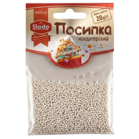 Посипка кондитерська біла №144, 20 г