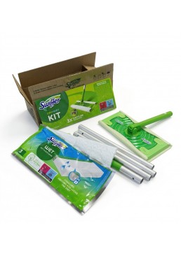 Набор для уборки пола Swiffer (1 швабра, 6 сухих и 3 влажных сменных насадки для пола)