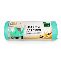 Пакети для сміття з вушками Sweet Home аромат ванілі, 35 л (20 шт)