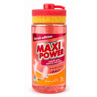 Засіб для ручного миття посуду Maxi Power Scrub edition, 1 л