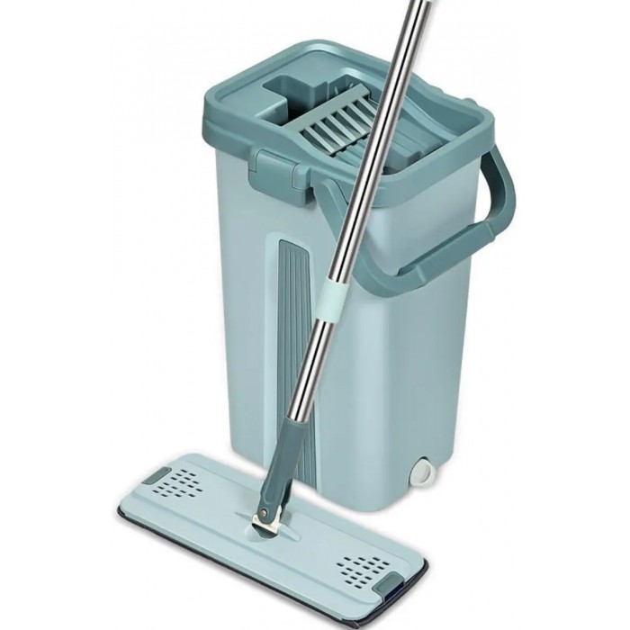 Набір для миття підлоги Lux Rubik`s Cube Mop блакитний, 8 л - 