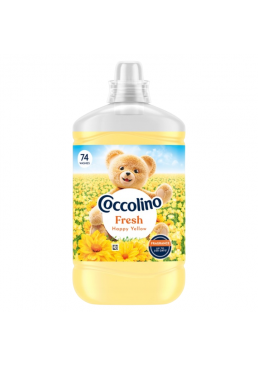 Кондиционер для белья Coccolino Happy Yellow, 1.702 л (74 стирки)