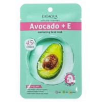 Маска тканевая BIOAQUA для лица с экстрактом авокадо, 25 г