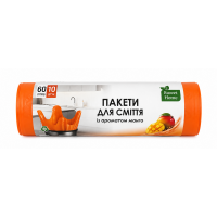Пакети для сміття з вушками Sweet Home аромат манго, 60 л (10 шт)