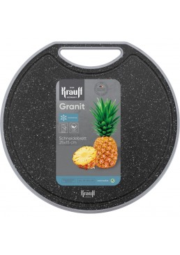Доска кухонная Krauff Granit, серый, 25х15 см (29-305-215)