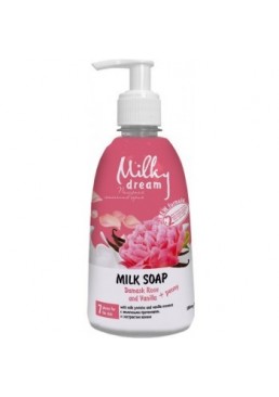 Рідке крем-мило Milky Dream Дамаська троянда і ваніль, 500 мл