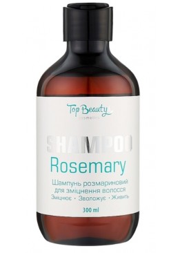 Шампунь для волос Top Beauty с экстрактом розмарина для укрепления волос, 300 мл