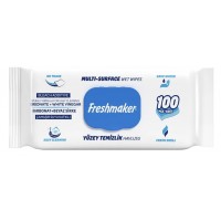 Вологі серветки для прибирання Freshmaker Blue, 100 шт