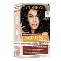 Фарба для волосся L'Oreal Paris Excellence відтінок 1U Універсальний чорний, 1 шт
